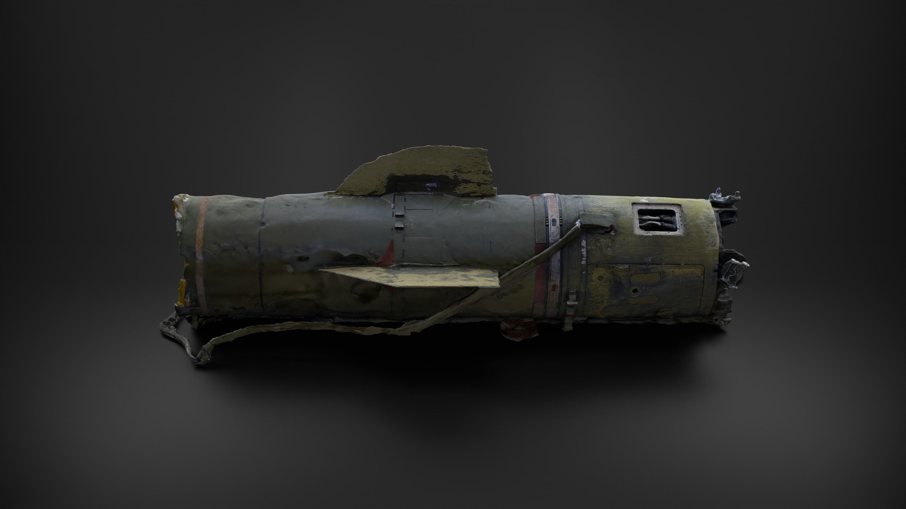 Destroyed OTR-21 SS-21 Scarab Tochka-U P2 Photoscan 3D model_10
