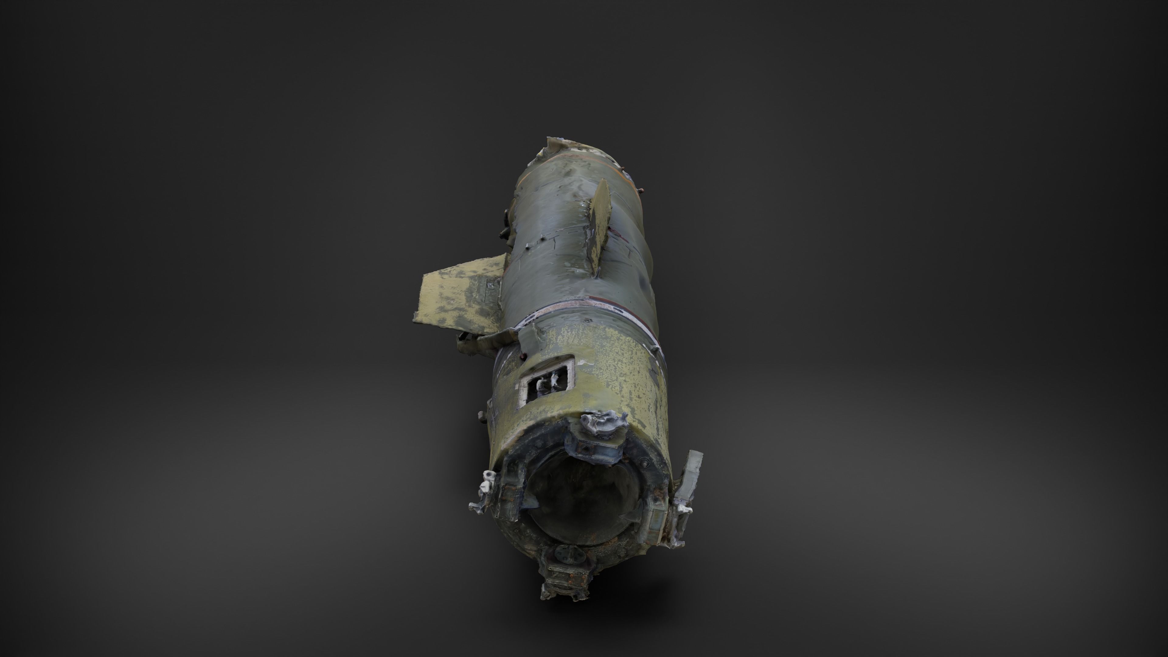 Destroyed OTR-21 SS-21 Scarab Tochka-U P2 Photoscan 3D model_4