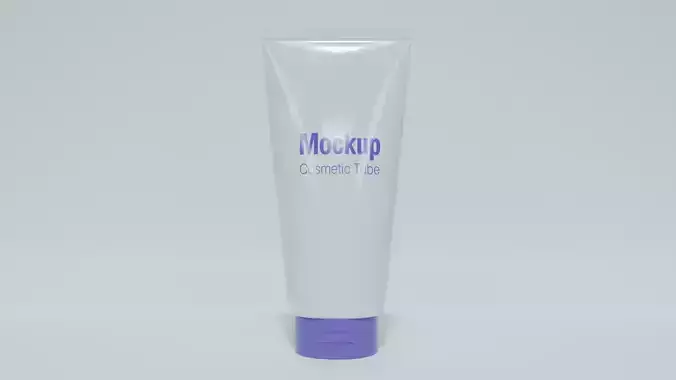 Cream Tube Mockup
