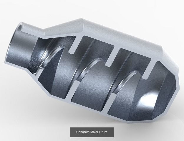 INDUSTRIAL PARTS PACK  3D Model Collection_4