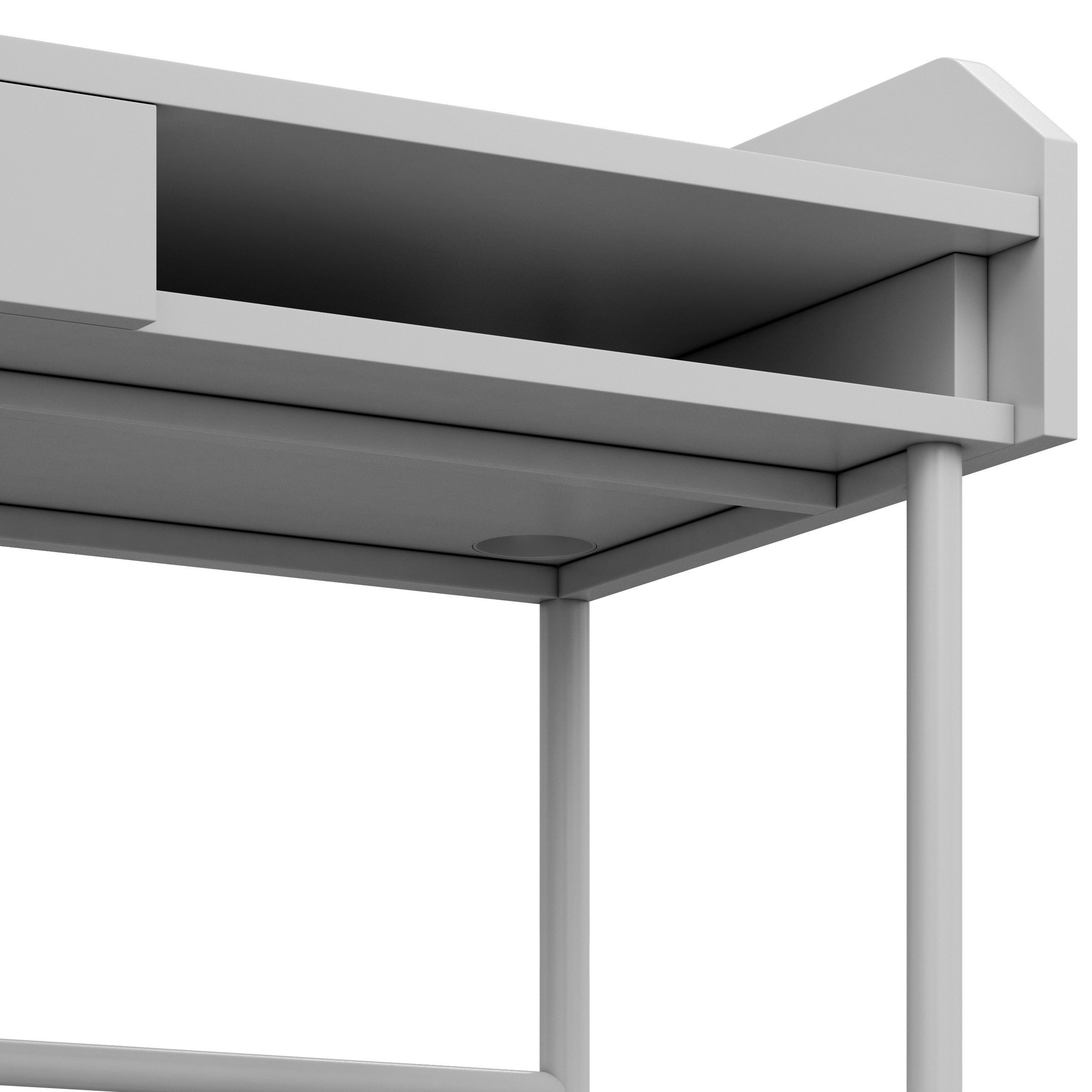 Ikea HAUGA desk 3D model_5