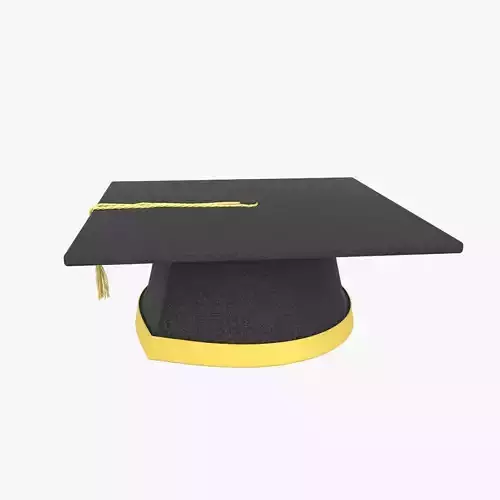 Graduation Cap 3D model