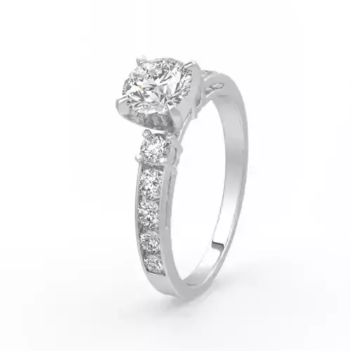 Glam Solitaire Ring