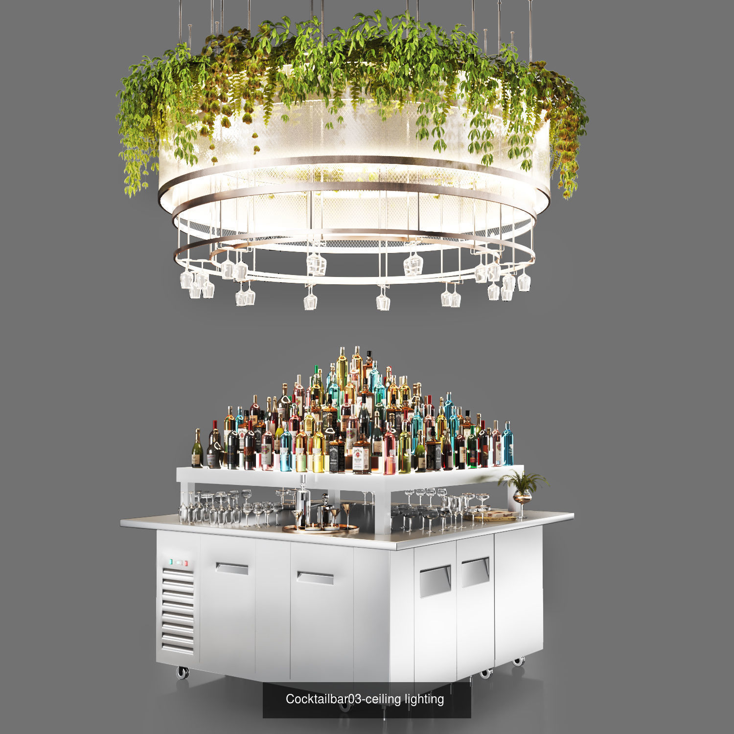 Cafe-Restaurant Set 02 3D Model Collection_18