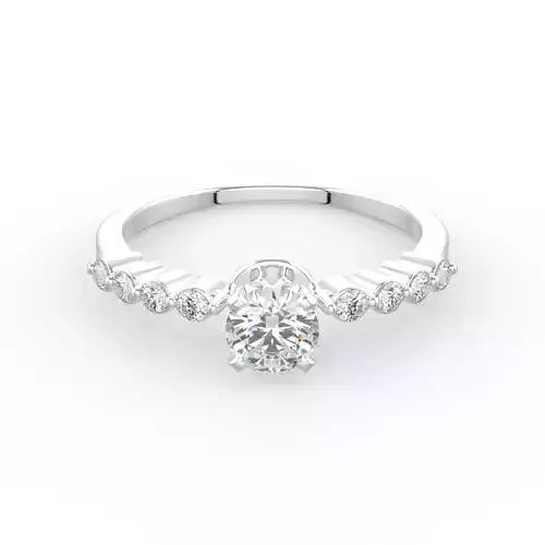 solitaire style engagement rings with beautiful