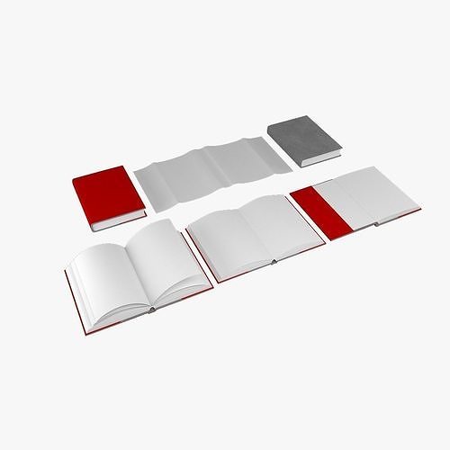 Book Set of books 3D model