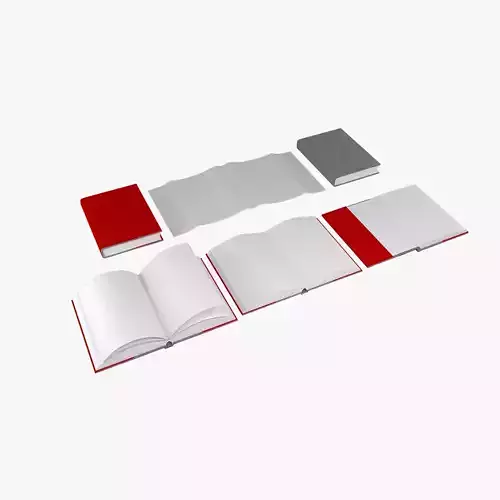 Book Set of books 3D model