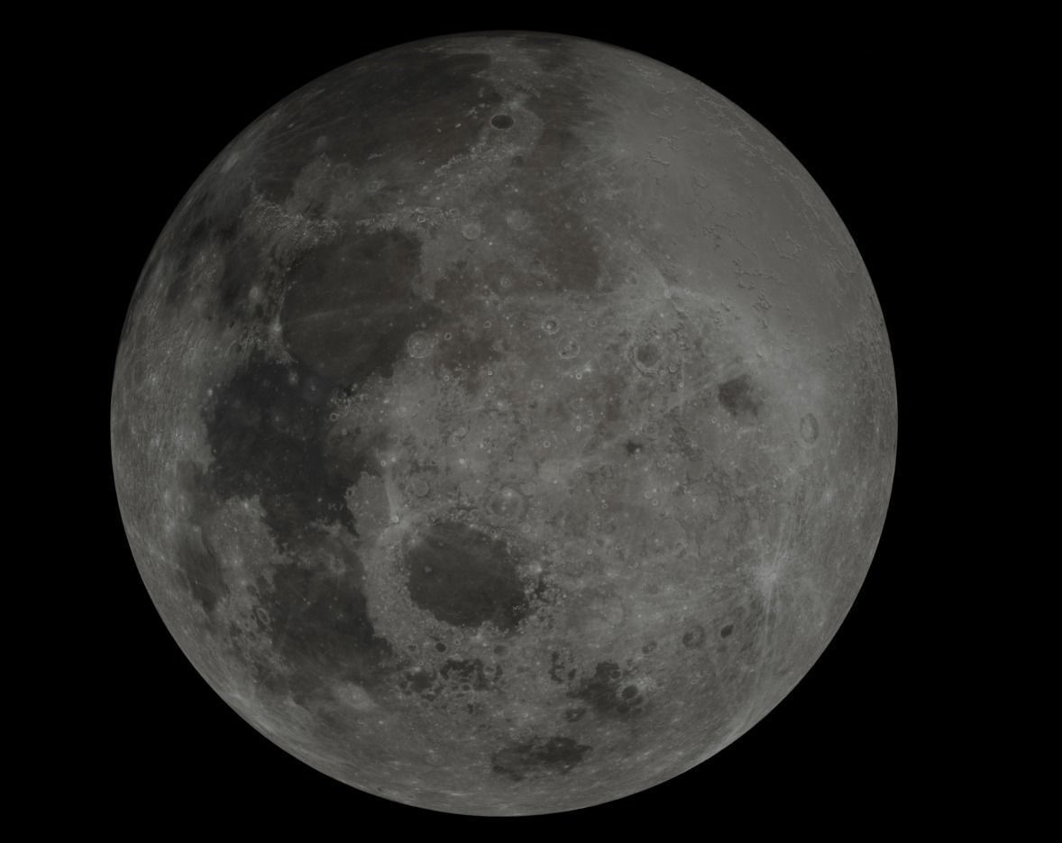 realistic moon taken 3D model_1