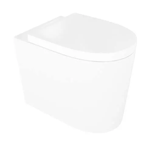 White Toilet Bowl For Household 3D model