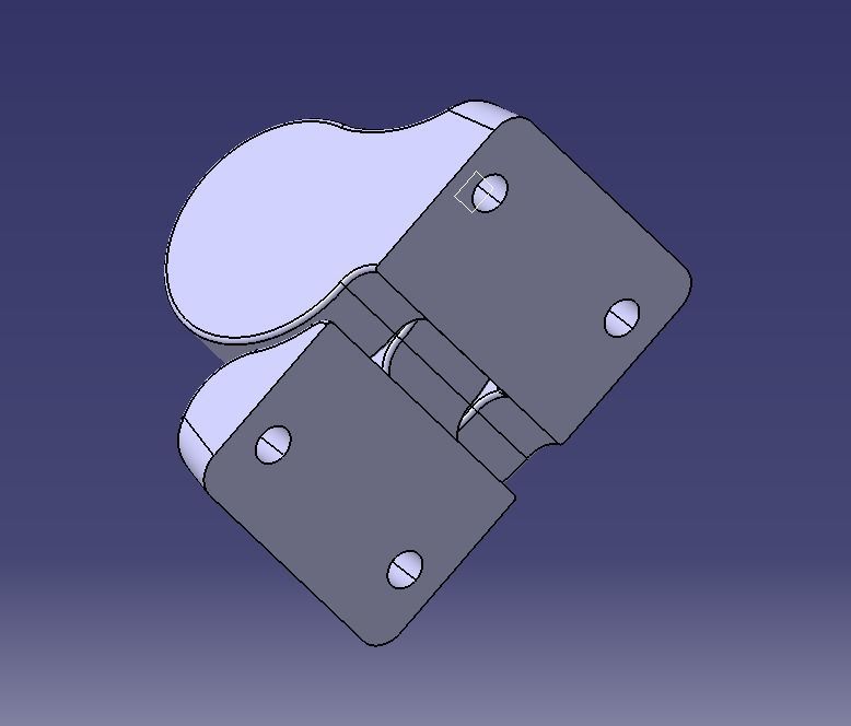 Hinge Small 3D print model_30