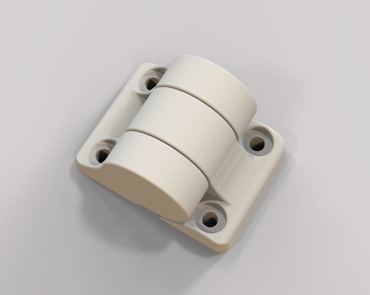 Hinge Small 3D print model_3