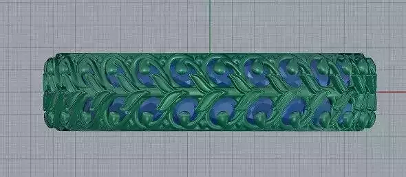 Beautiful Bangle With two Row oval shape stone