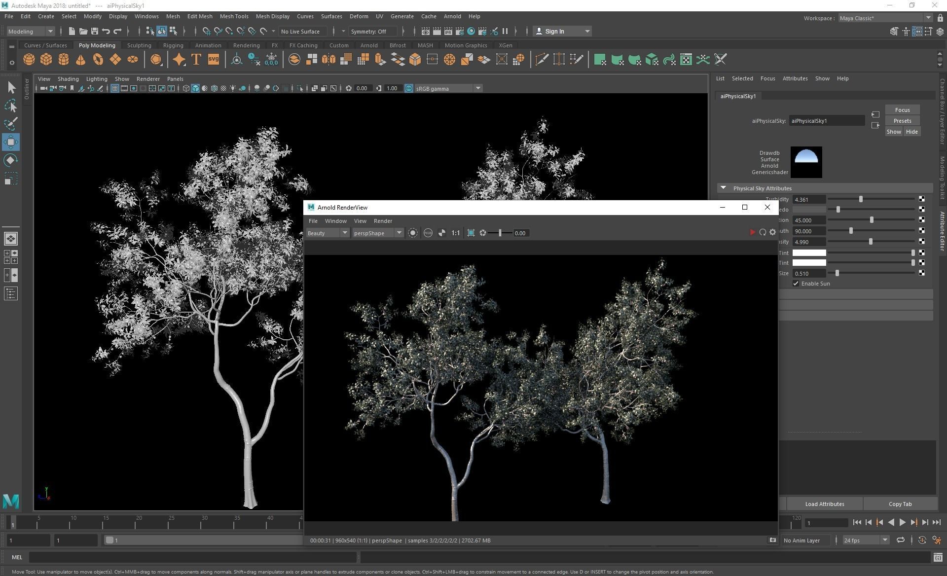 New Plant High detail Cerasus Pseudocerasus Cherry 3D model_6