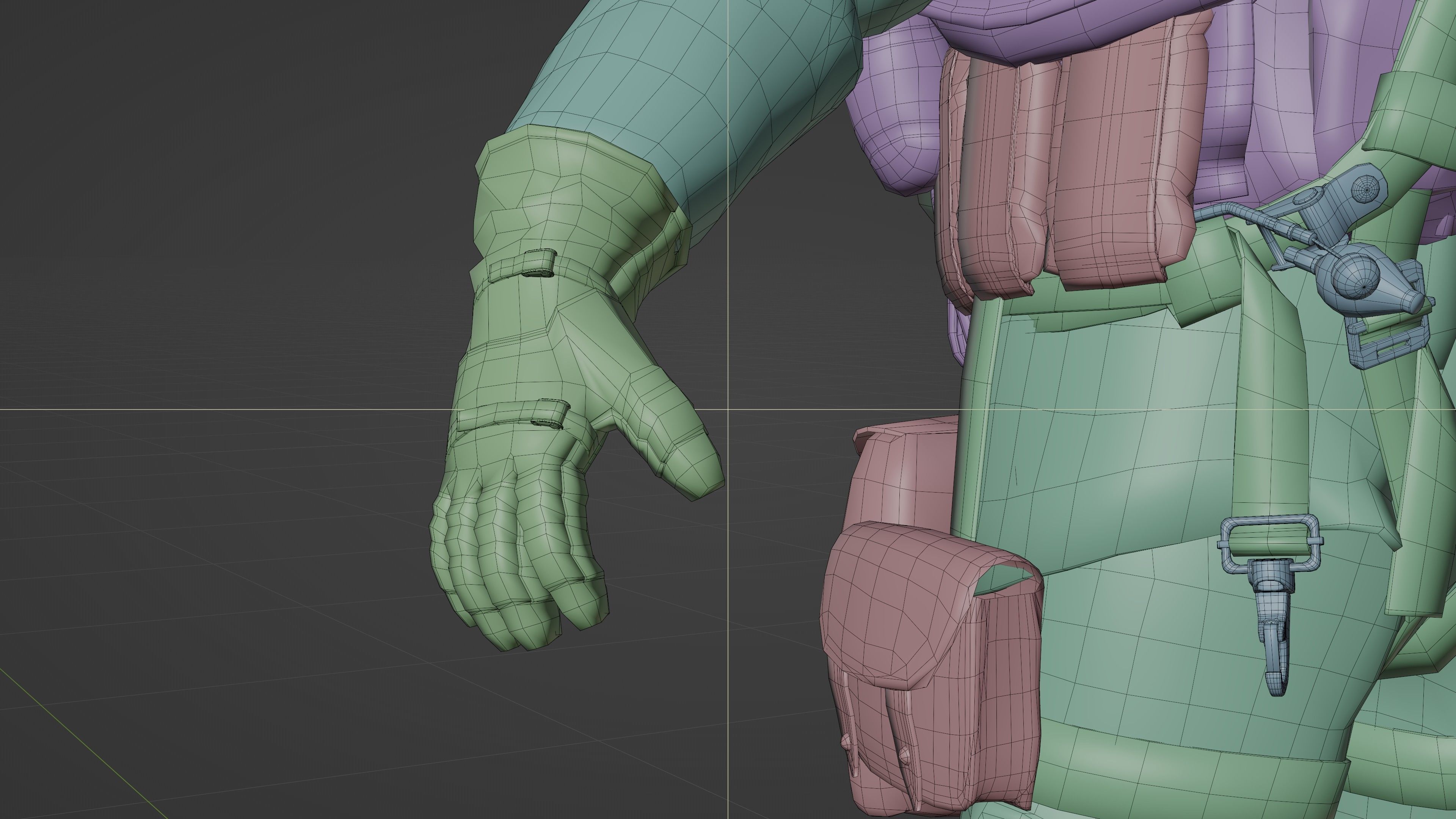 SOLDIER WWII USA Paratrooper 3D model_21