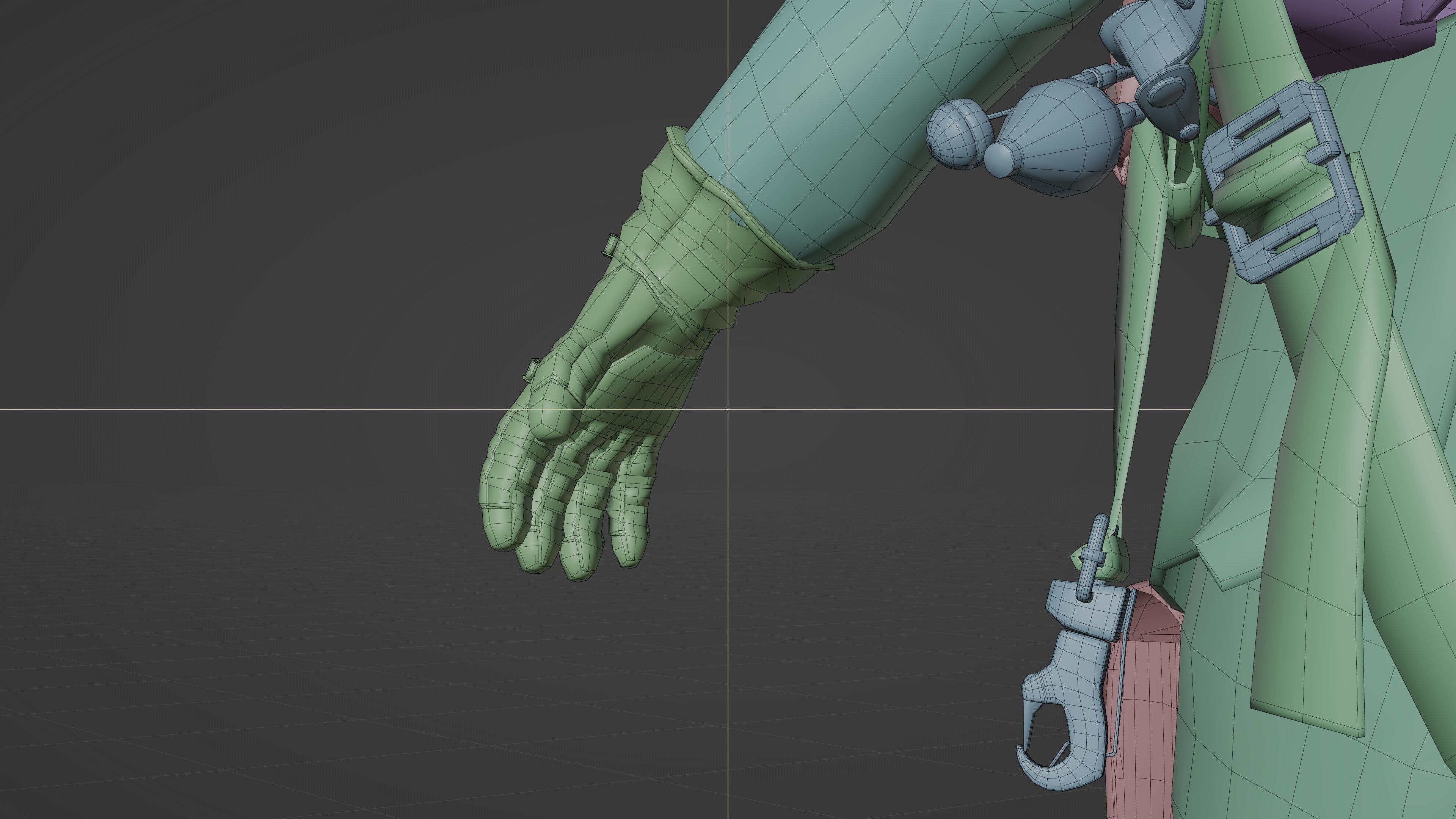 SOLDIER WWII USA Paratrooper 3D model_22