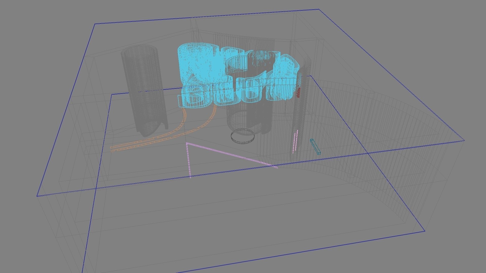 Concept hall inteiror 01 3D model_36