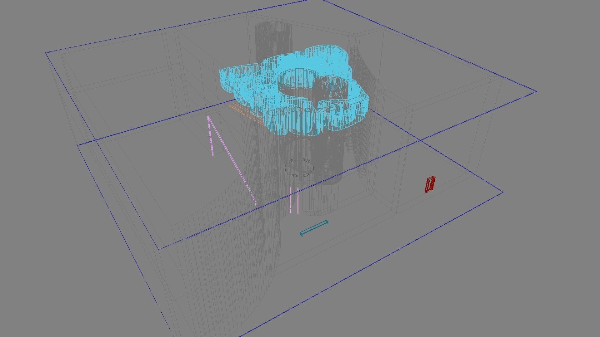 Concept hall inteiror 01 3D model_13
