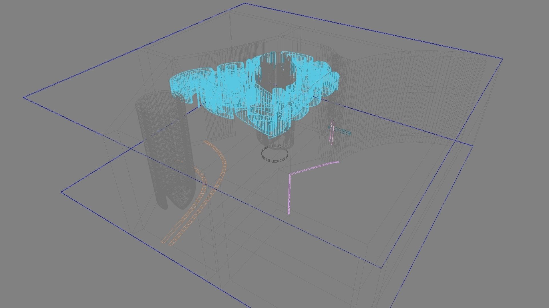 Concept hall inteiror 01 3D model_30