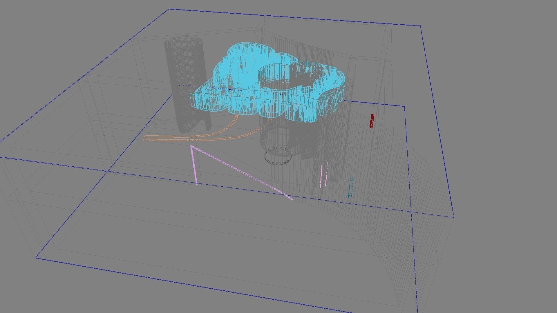 Concept hall inteiror 01 3D model_6