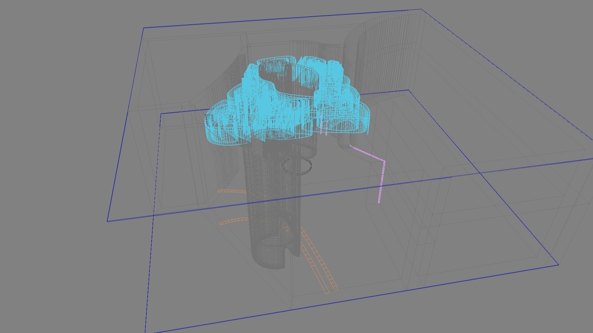 Concept hall inteiror 01 3D model_37