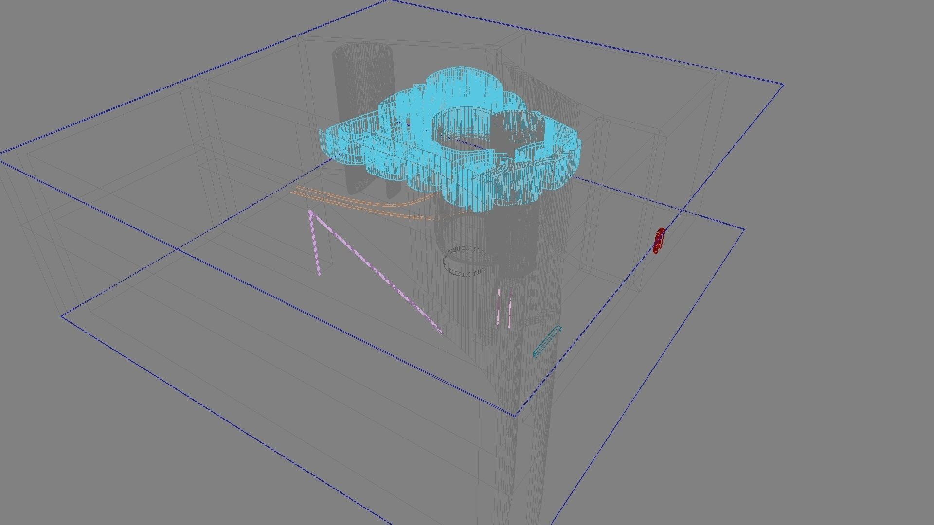 Concept hall inteiror 01 3D model_10