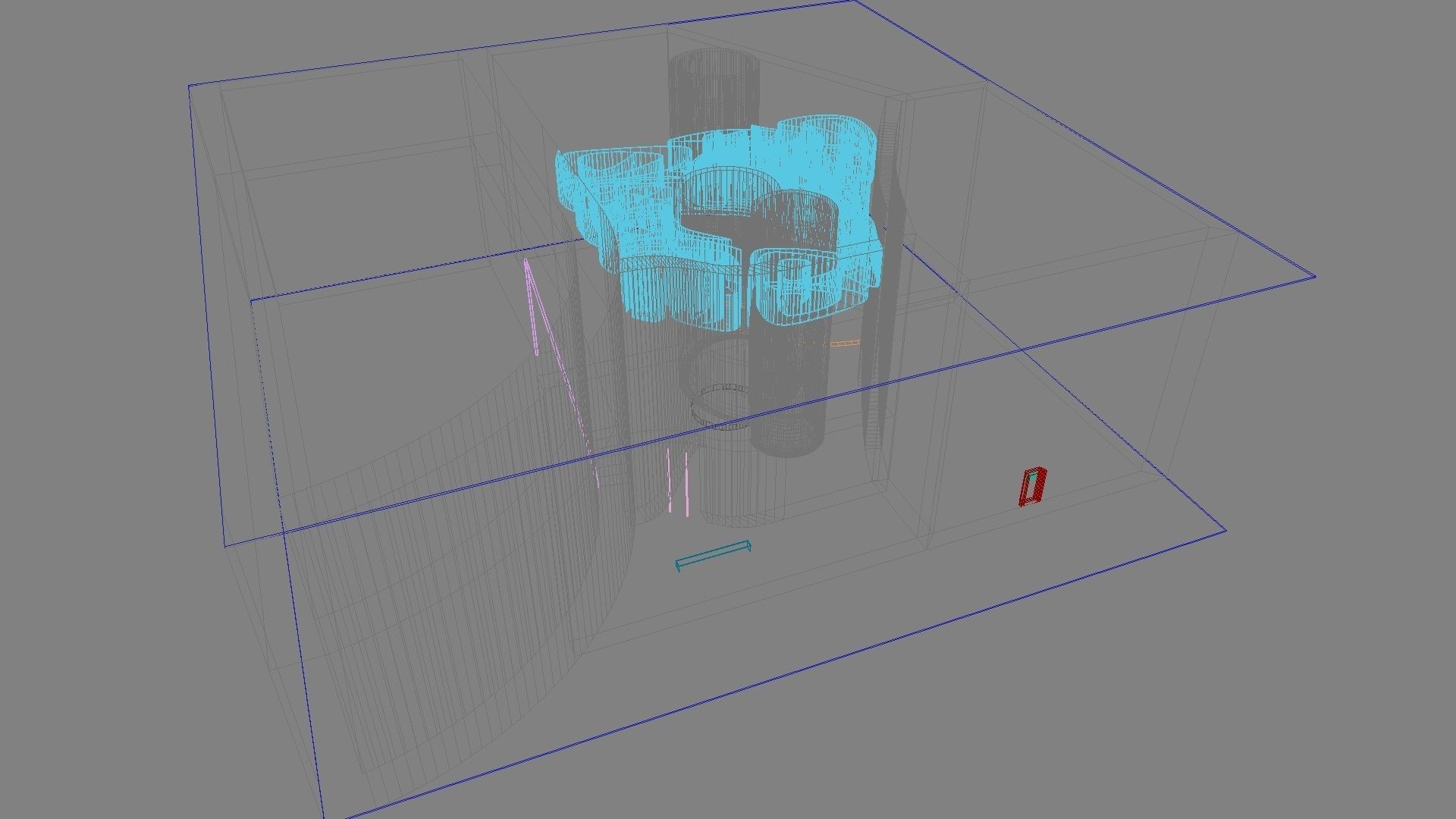Concept hall inteiror 01 3D model_12