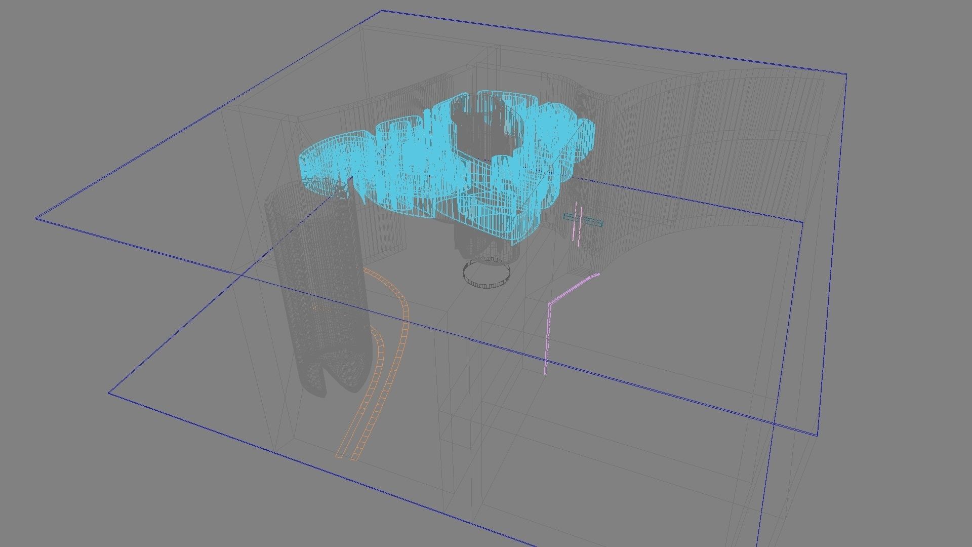 Concept hall inteiror 01 3D model_34