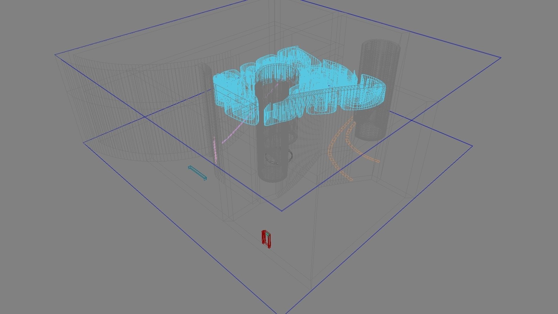 Concept hall inteiror 01 3D model_26