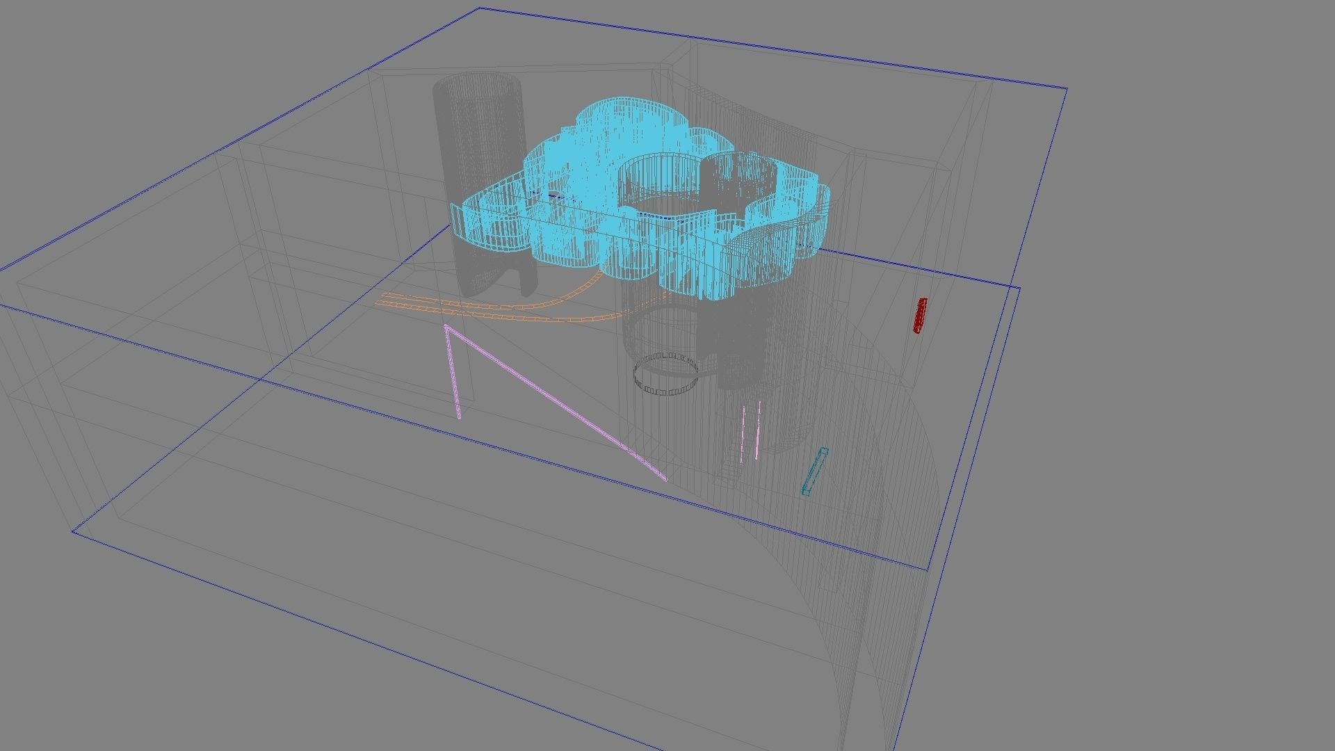 Concept hall inteiror 01 3D model_7