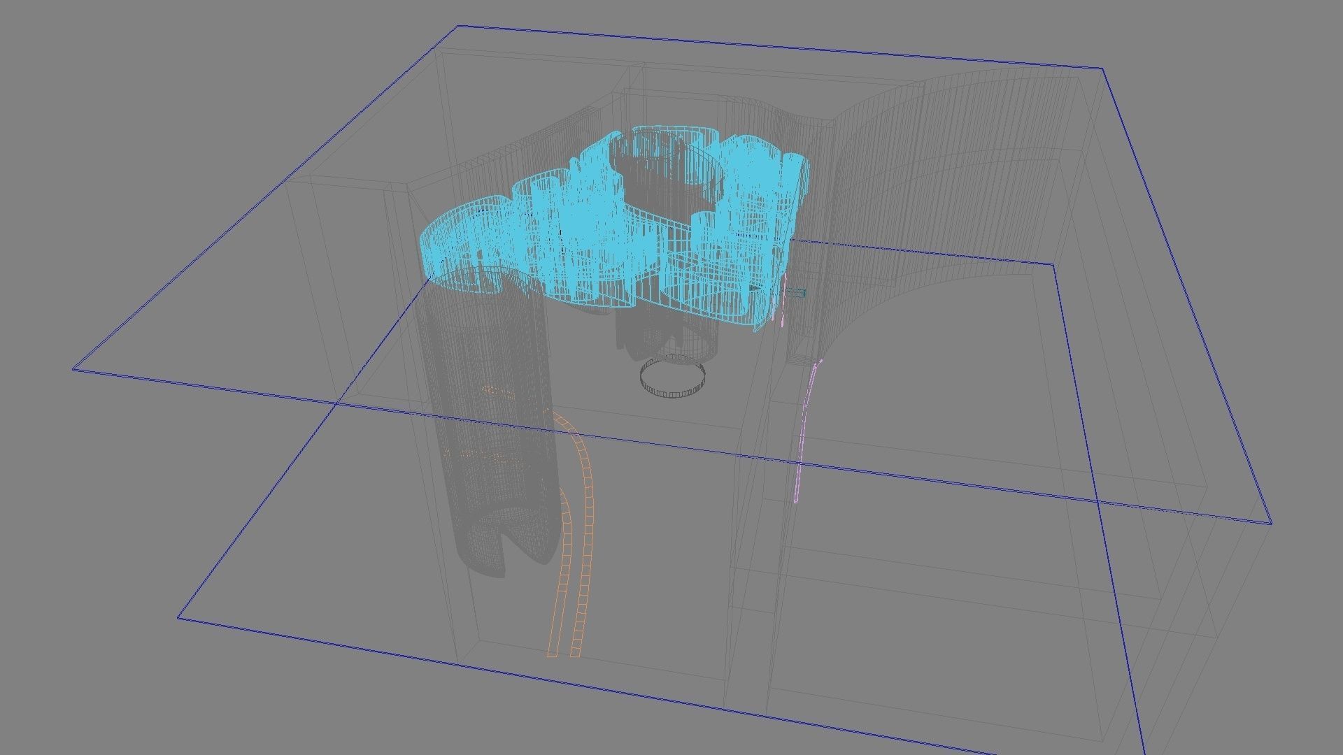 Concept hall inteiror 01 3D model_25