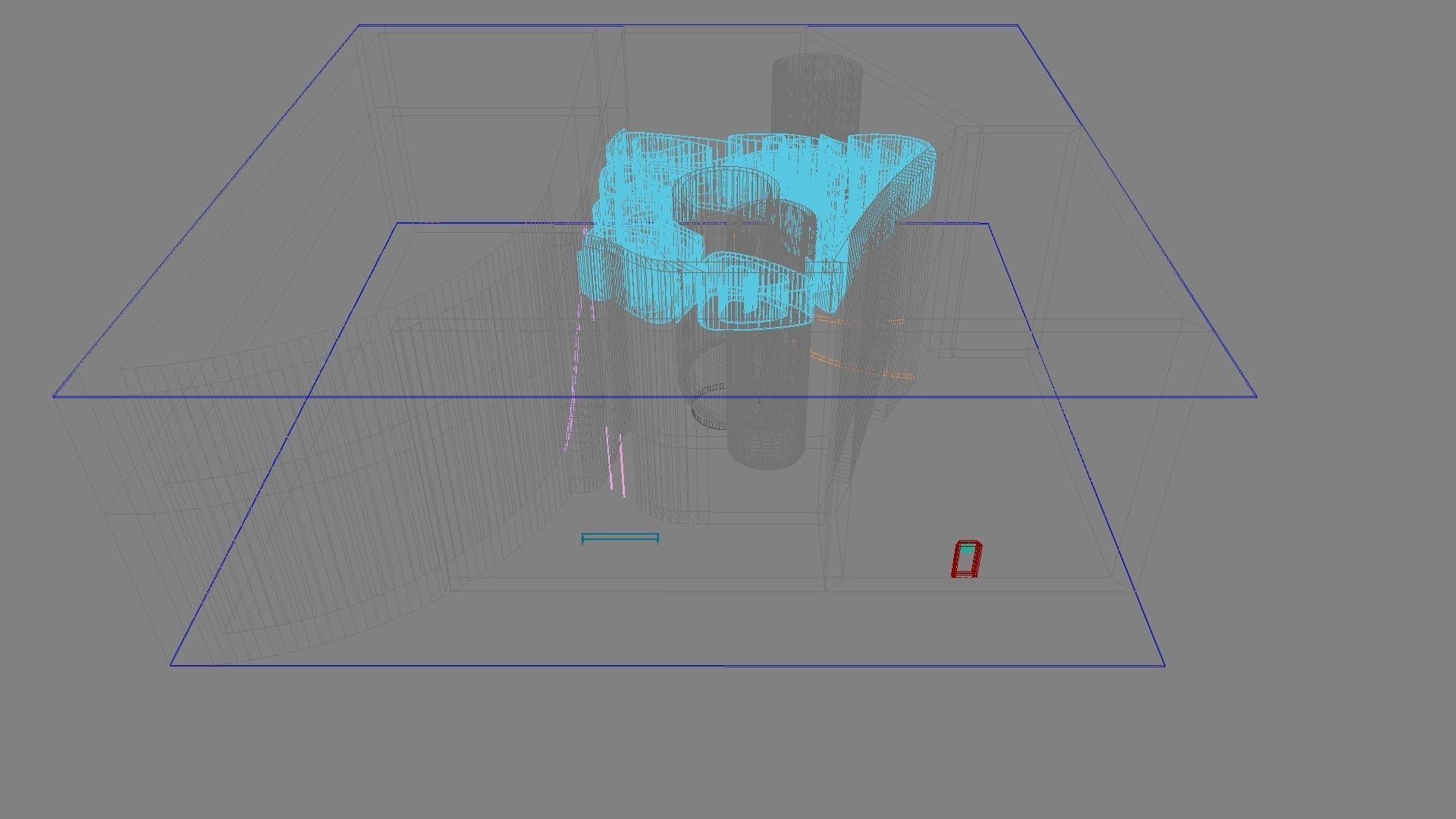Concept hall inteiror 01 3D model_11