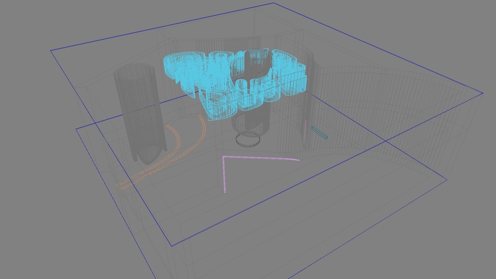 Concept hall inteiror 01 3D model_35