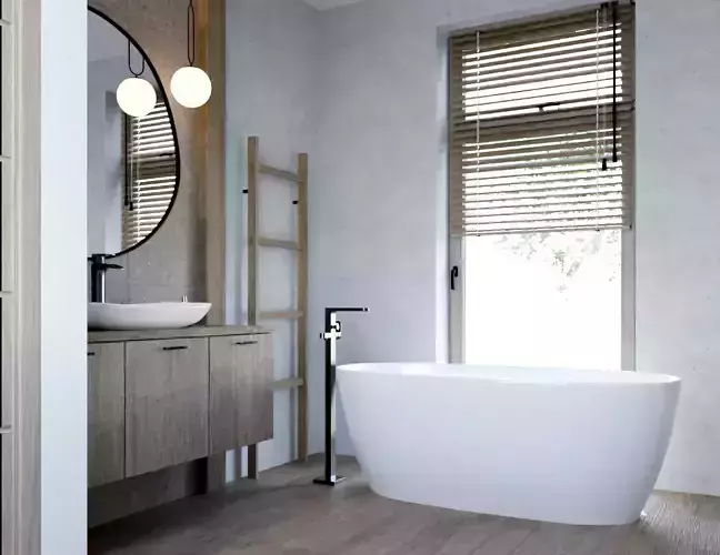 Modern Bathroom 3D model