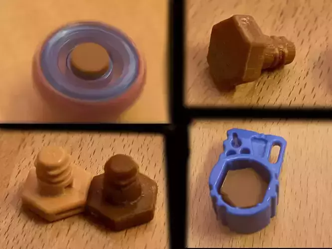 Metal-Saga Beyblade Face-Bolt Free 3D print model