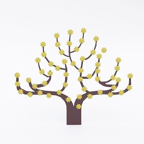 Abstract tree 3d model  3D model