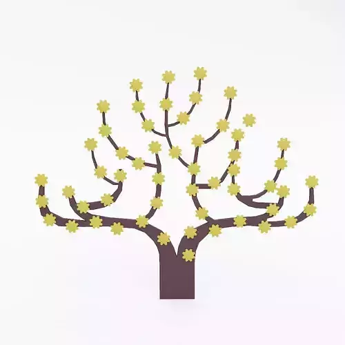 Abstract tree 3d model  3D model
