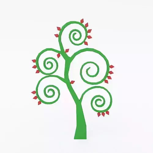 Abstract tree 3d model  3D model