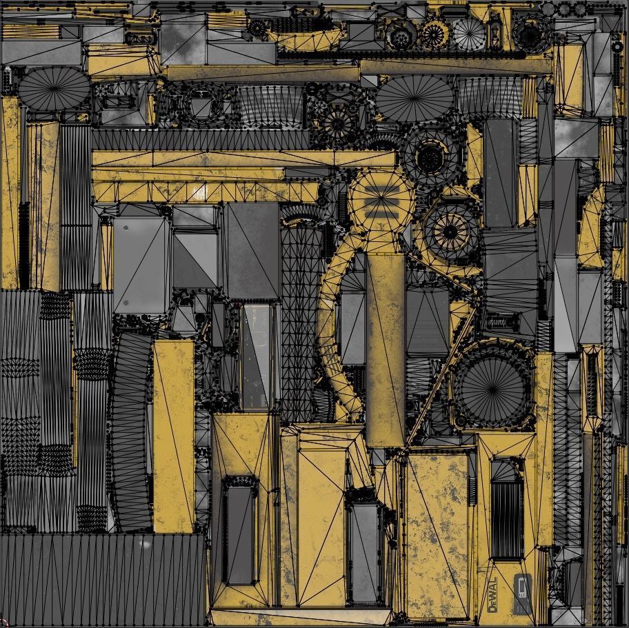 Mobile Generator Game Ready PBR Low-poly 3D model_15