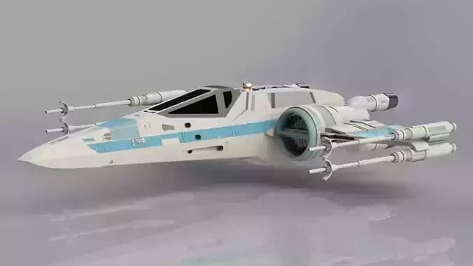 T-70 X-Wing Starfighter 3D print model