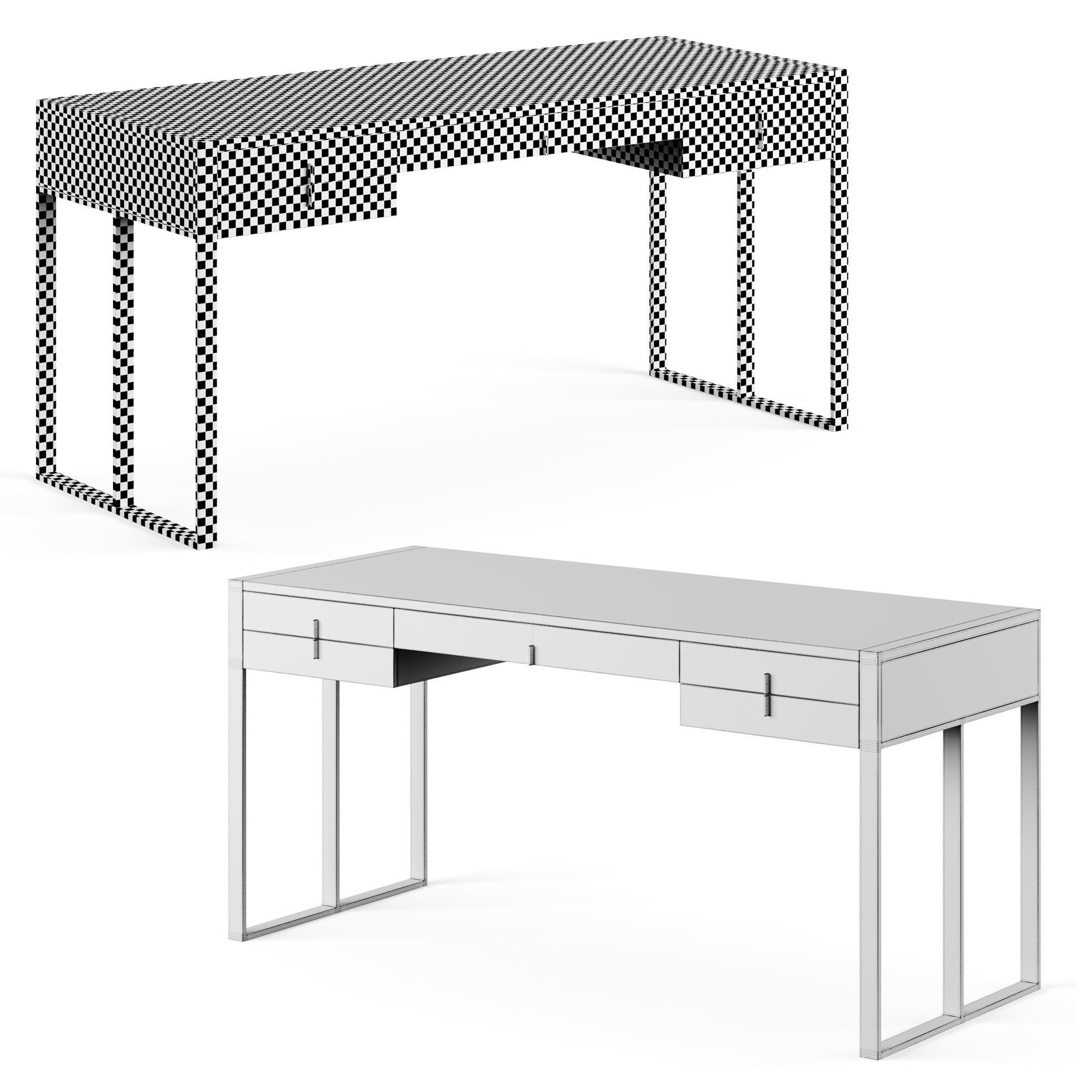 LASKASAS ALLIE DESK 3D model_6