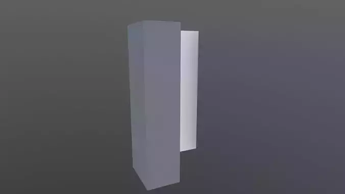 Almirah cabinet 3D model