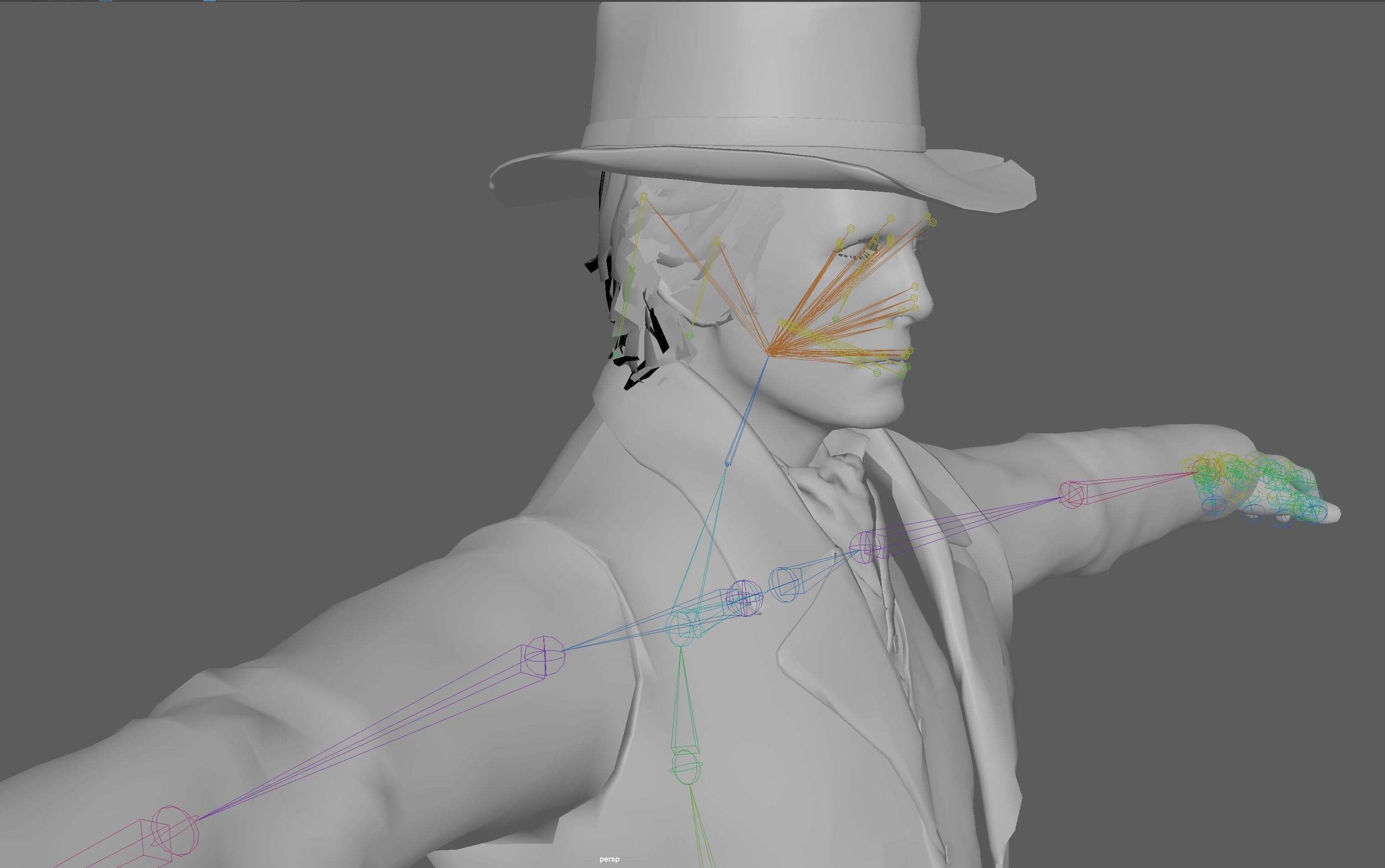 Cowboy Rigged 3D model_14