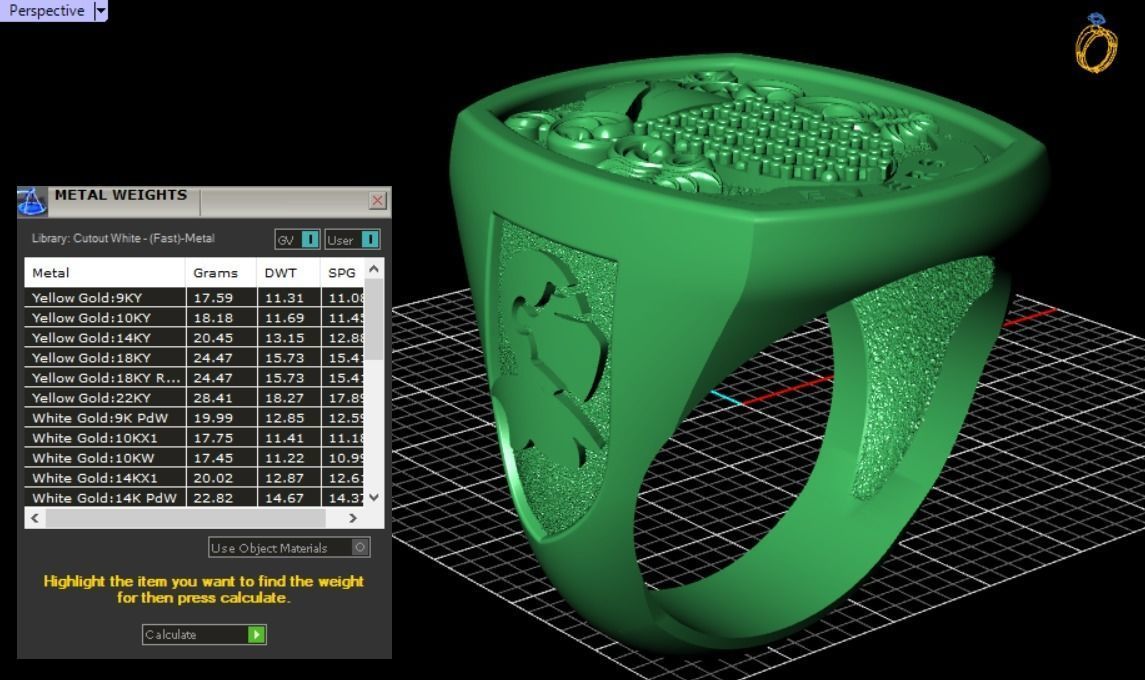 Evers ring 3D print model_4