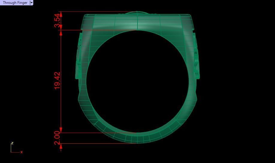 Evers ring 3D print model_13