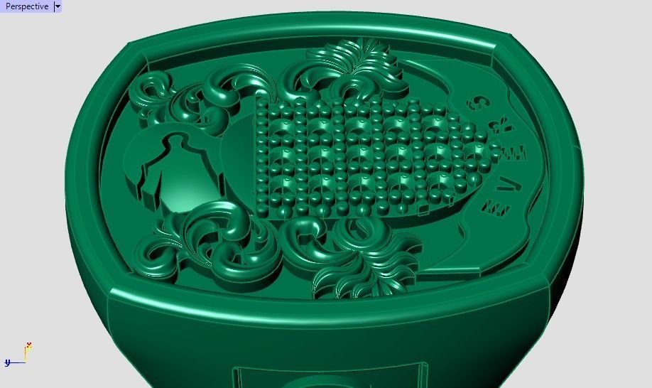 Evers ring 3D print model_16