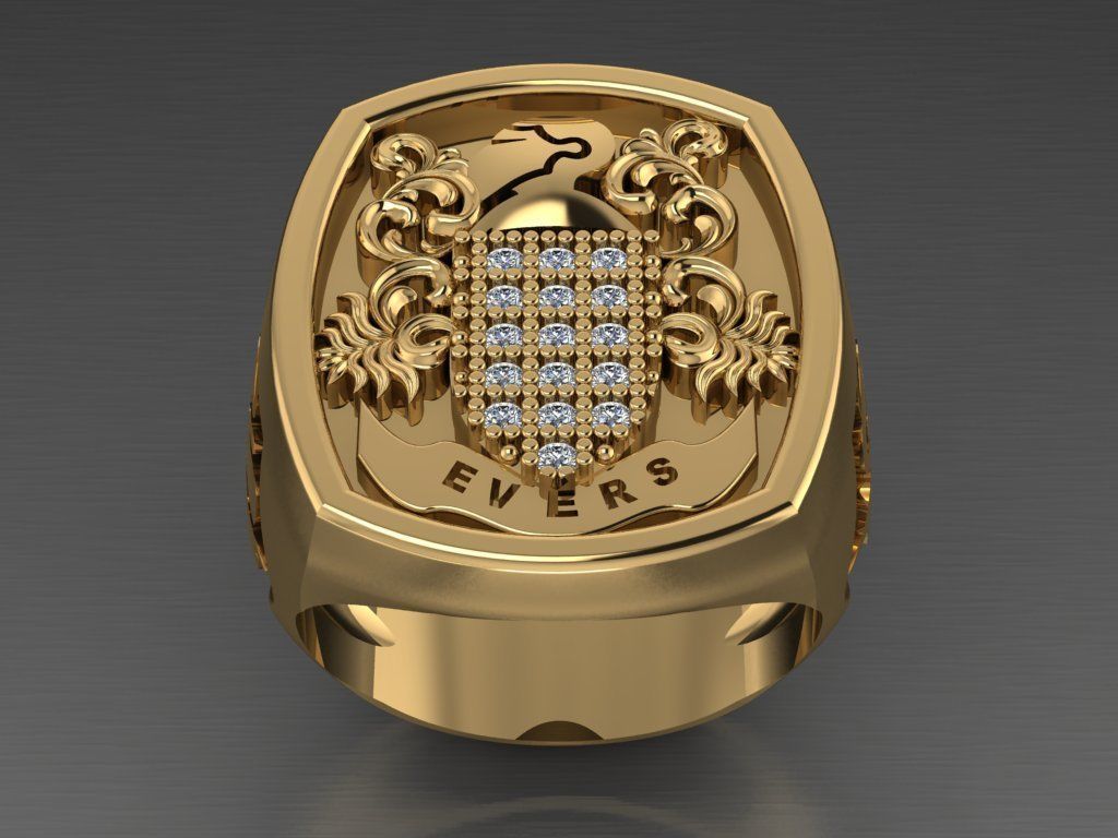 Evers ring 3D print model_2