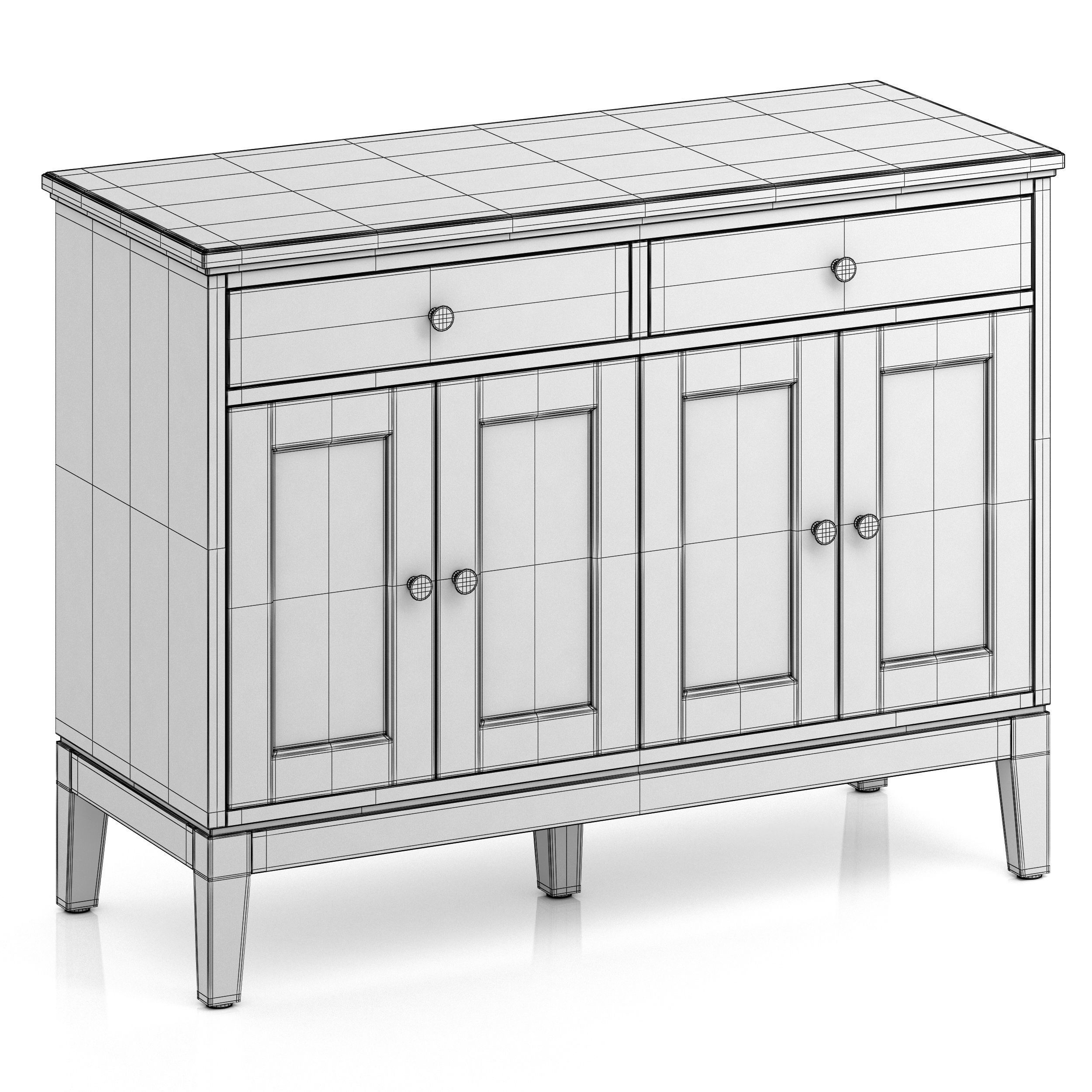 Ikea IDANAS sideboard 3D model CGTrader