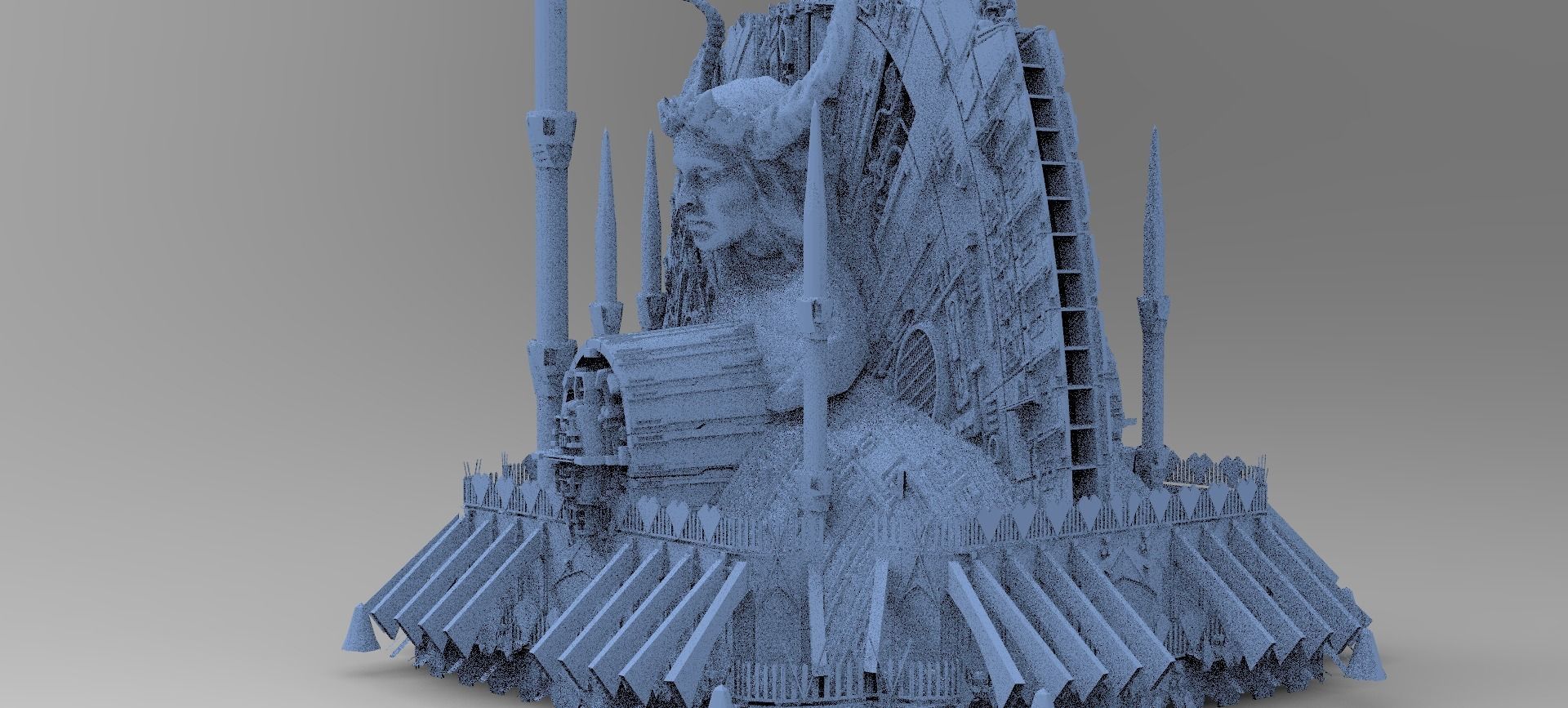 Alien Prometheus temples 7  3D model_1