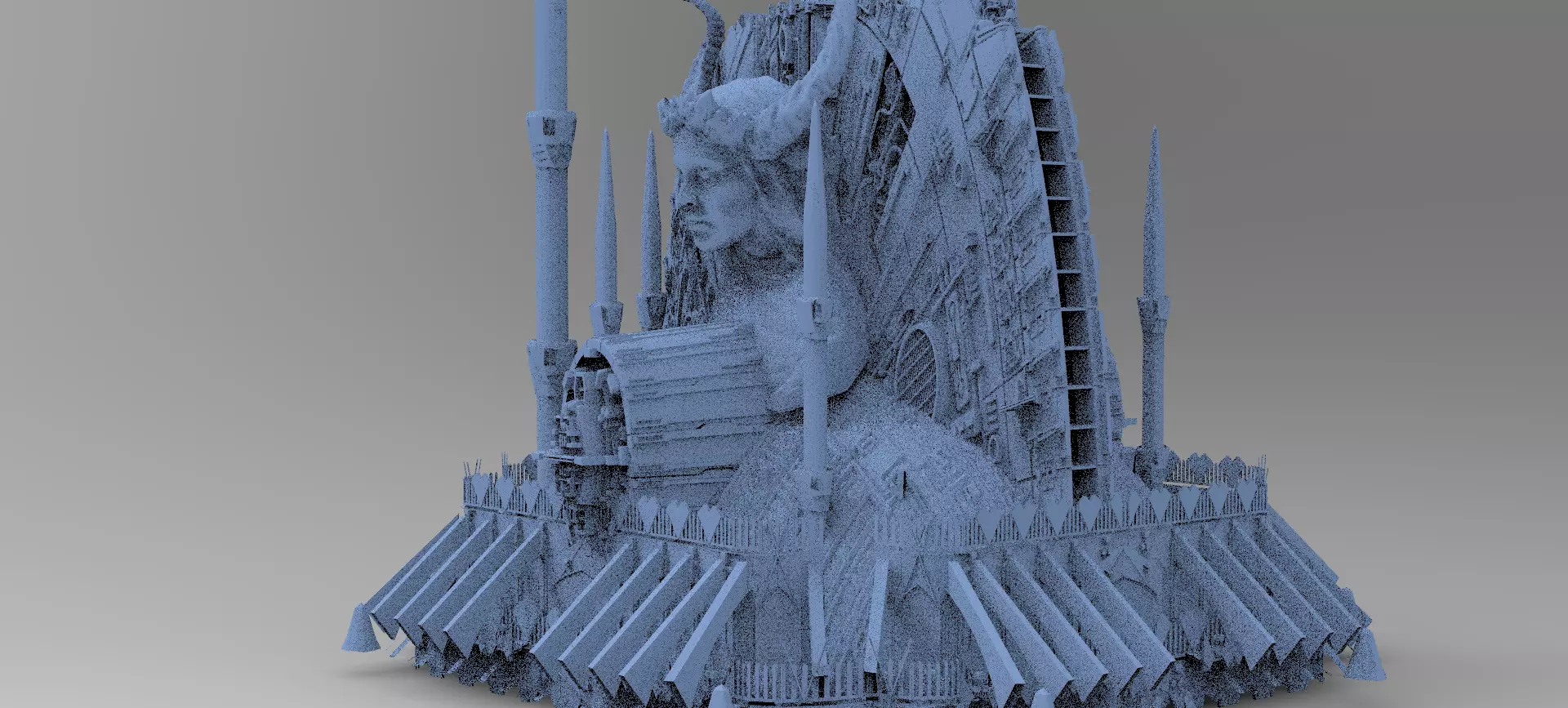 Alien Prometheus temples 7  3D model_0