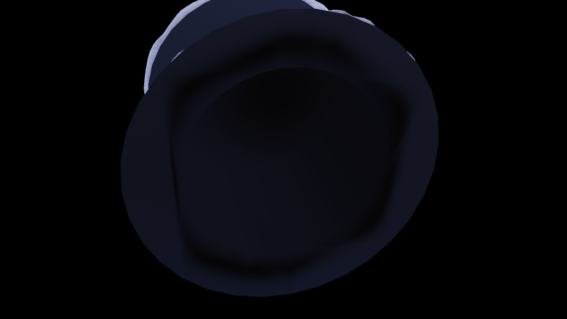 Snowman Low-poly 3D model_12